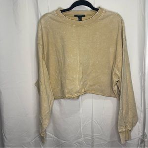 Long sleeve crop top